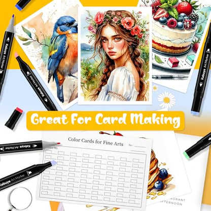 80 Colors Alcohol Markers Set (80 Count)