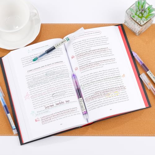 Liquid Ink Rollerball Gel Pens (12 Count)