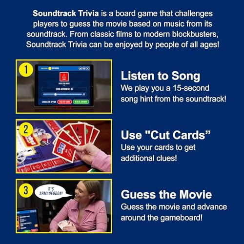 Soundtrack Trivia Movie Trivia Game for Adults