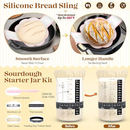 Sourdough Starter Kit Complete Set with Tools (31 Count)