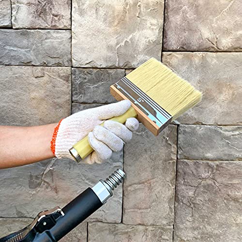 Stain Wood Fence Masonry Wall Limewash Paint Brush Bulk Pack of 6