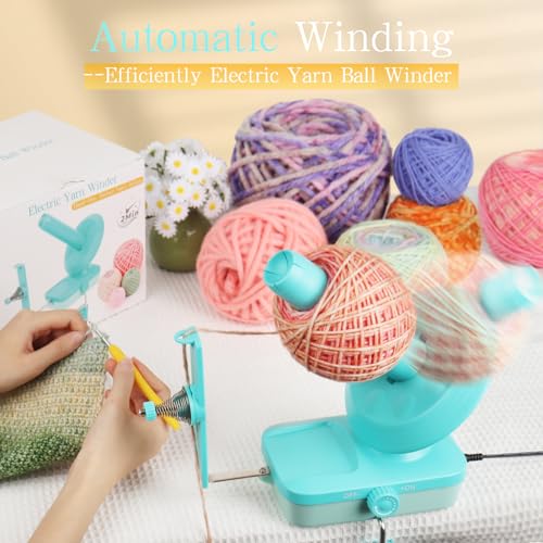 Electric Yarn Winder for Crocheting