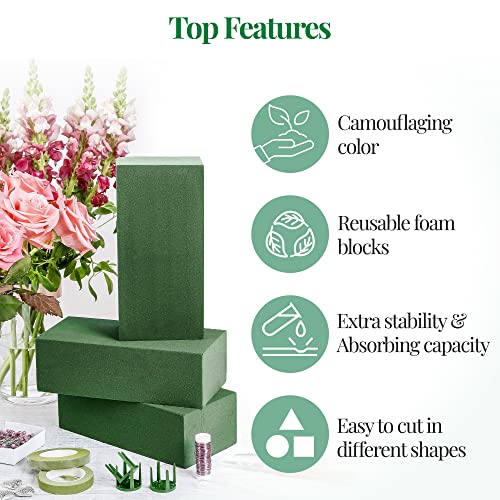 Floral Wet Foam Blocks (8 Count)