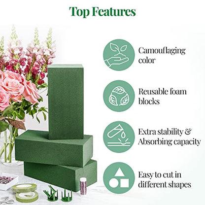 Floral Wet Foam Blocks (8 Count)
