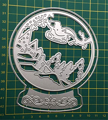 Metal Cutting Dies DIY Merry Christams Embossing Stencil Template Scrapbooking Card Making Mold Photo Album Arts Crafts Tools