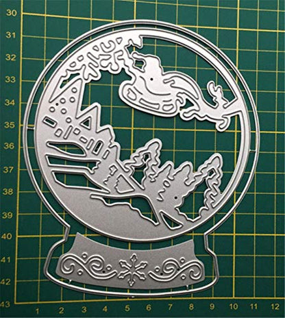 Metal Cutting Dies DIY Merry Christams Embossing Stencil Template Scrapbooking Card Making Mold Photo Album Arts Crafts Tools