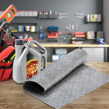 15" x 20" Heavyweight Oil and Water Absorbing Pads