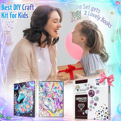 Unicorn Gifts for Girls 5 7 8 9 Year Old (2 Count)