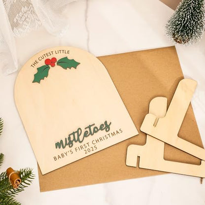 DIY Baby Footprint Keepsake Board