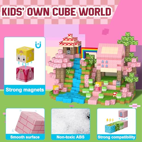 100PCS Magnetic Blocks (100 Count)