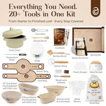 Sourdough Starter Kit with Dutch Oven and Scale