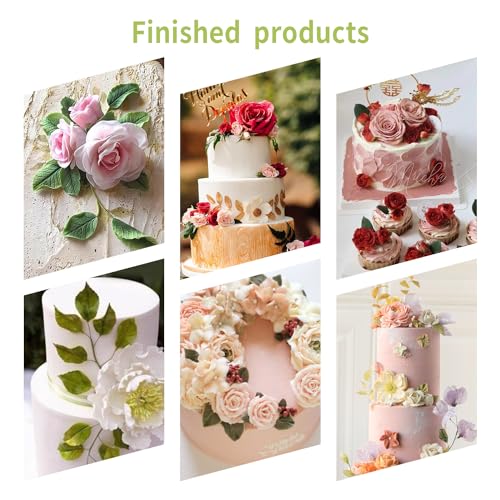 Leaf Petal Veiner Gum Paste Mold Sugar Craft Tools Rose Flower Leaf Vein Double Veiners Mold