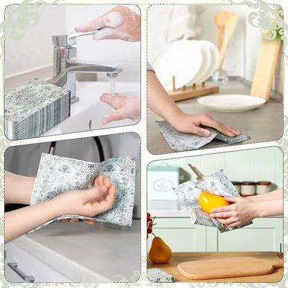 100 Pcs Boho Napkins Paper Guest Towels (100 Count)