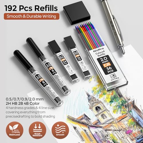 Art Mechanical Pencil Set in Storage Case (4 Count)