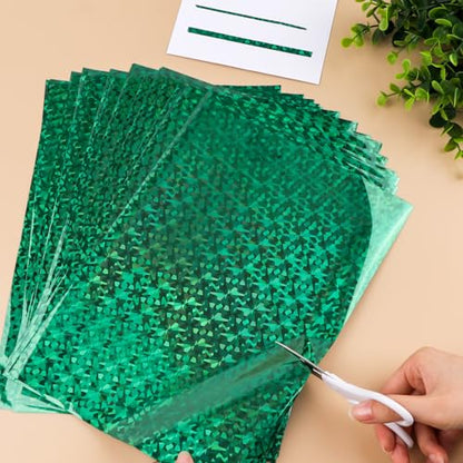 50 Sheets Green Gemstone Toner Reactive Foil