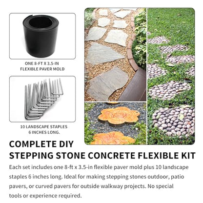 3.5" Deep x96 Plastic Concrete Forms for Walkway