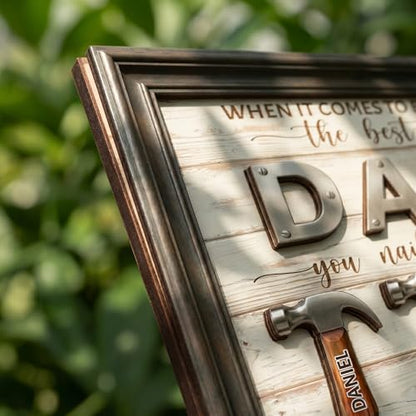 Personalized Fathers Day Dad Gifts from Daughters Sons