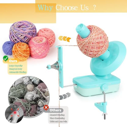 Electric Yarn Winder for Crocheting