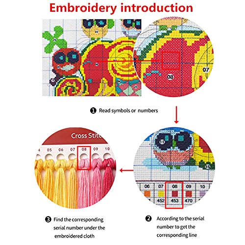 Cross Stitch Kits for Beginners Stamped Cross