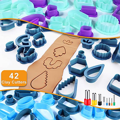 Polymer Clay Cutters for Earring Making (160 Count)