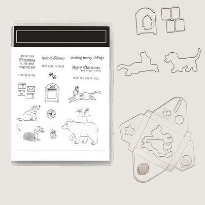 2025-2026 Stamps and Dies for Card Making, Stamps and Dies Set 2025 for Christmas and Halloween, Die Cut DIY Various Festivals Album Scrapbooking Birthdays Greeting Card (M4283) - Crafty Corner