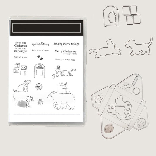 2025-2026 Stamps and Dies for Card Making, Stamps and Dies Set 2025 for Christmas and Halloween, Die Cut DIY Various Festivals Album Scrapbooking Birthdays Greeting Card (M4283) - Crafty Corner