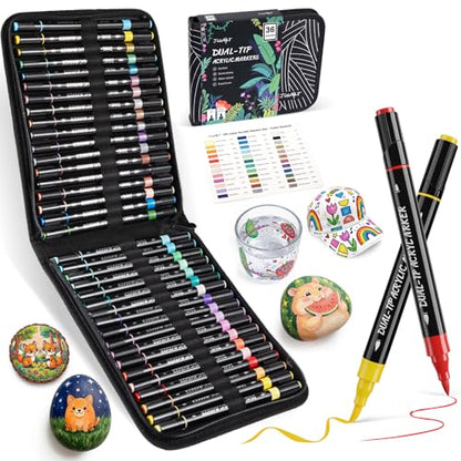 Acrylic Paint Markers 36 Colors