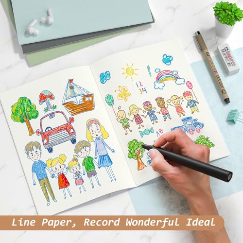 32 Pack Blank Notebook Journals Bulk
