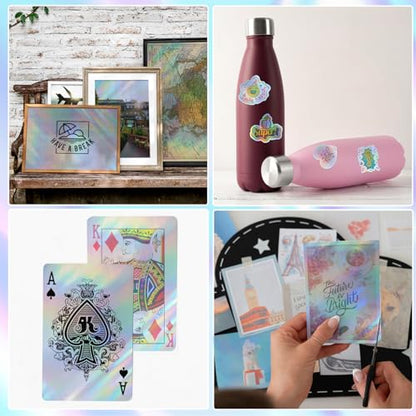 36 Sheets Holographic Sticker Paper