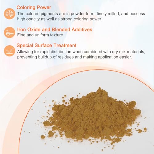 Iron Oxide Powder Concrete Pigment 800 Mesh 3.5oz (28.2 Ounce)