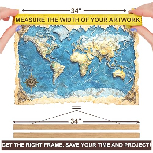 34 inch Magnetic Poster Hanger Frame