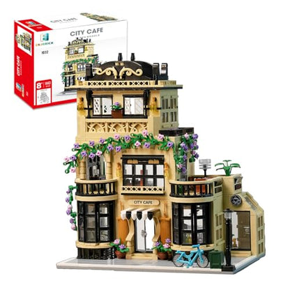 Flowers City Coffee Shop Building Set for Adults