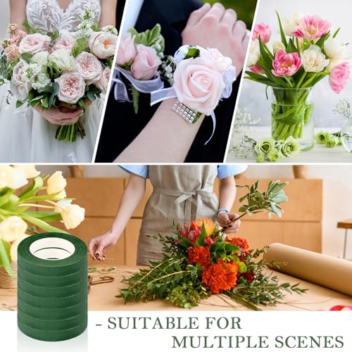 8 Rolls Floral Tape (720 Foot)