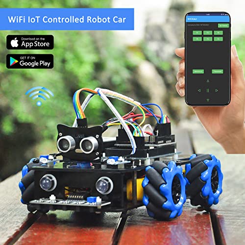Omni Directional Mecanum Wheel Robot Car for Arduino STEM Coding Learning