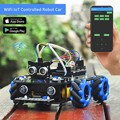 Omni Directional Mecanum Wheel Robot Car for Arduino STEM Coding Learning