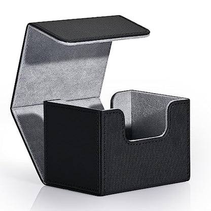 MTG Deck Box Holds 120+ Single Sleeved Cards Commander Deck Box