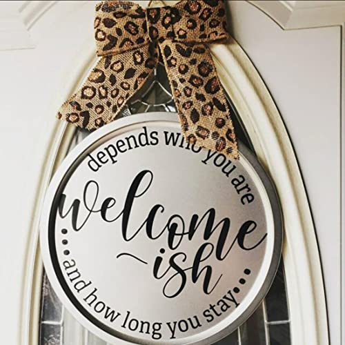 Welcome Stencils for Painting on Wood Funny Sarcastic Stencil 12"