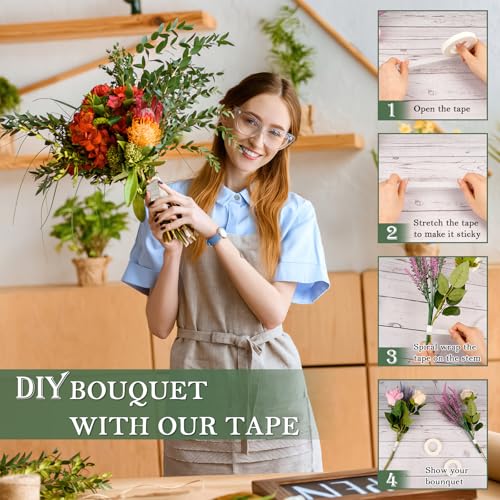 8 Rolls Floral Tape (720 Foot)