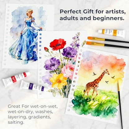 Watercolor Paint Set for Adults Kids