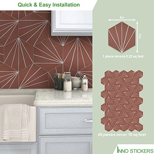 45 Sheet Peel and Stick Backsplash Tile Sticker (10 Sq Ft)