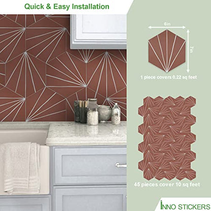 45 Sheet Peel and Stick Backsplash Tile Sticker (10 Sq Ft)