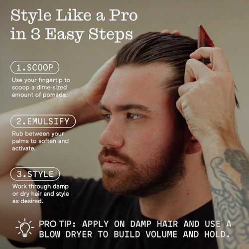Supply Hair Clay Pomade for Men & Women (3 Ounce)