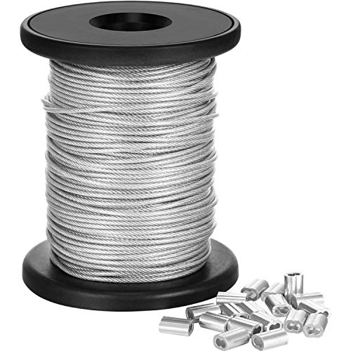 Vinyl Coated Picture Frame Hanging Wire (98.4252 Foot)