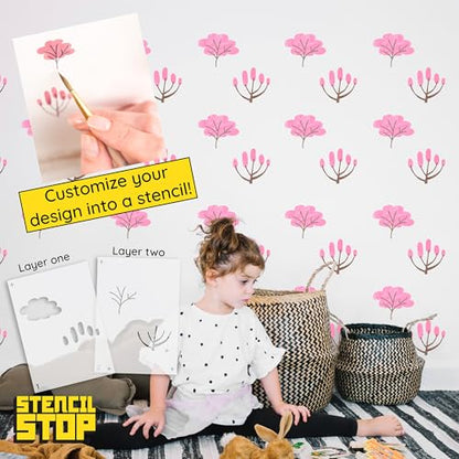 Personalized Custom Layered Stencils for Spray Painting