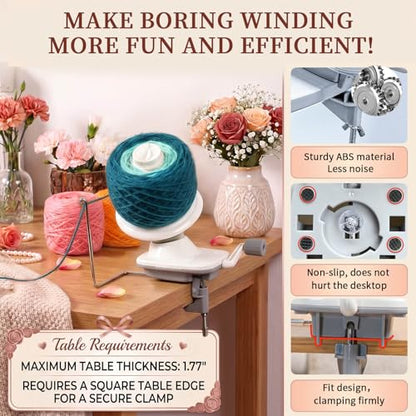 3.5 OZ Yarn Ball Winder