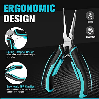 Mini Pliers Set (6 Count)