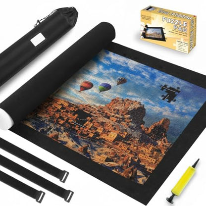 Jigsaw Puzzle Board Roll Up Mats Games Saver Portable Keeper Storage Magic Holder Matt Rollup 2000 1000 500 300 Pieces Accessories Christmas Ideas for Adults Toddler Teens Boys Girls New Home Gifts