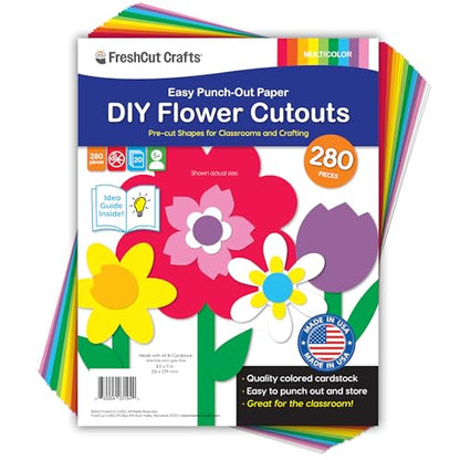 Flower Cutouts (280 Count)