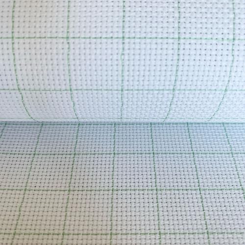 14CT Easy Count Thread Grid Aida Cloth Embroidery Cross Stitch Fabric (14 Count)