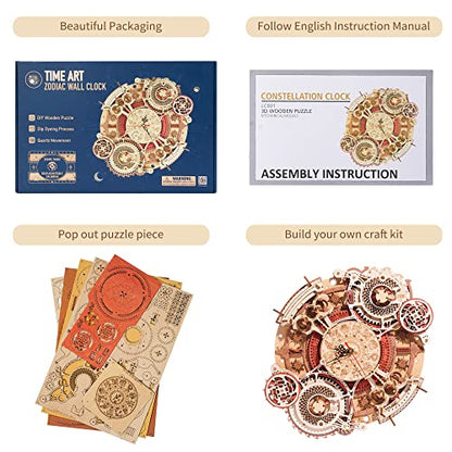 3D Wooden Puzzles for Adults (168 Count)